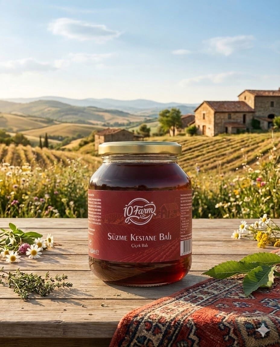 Süzme Kestane Balı 450g